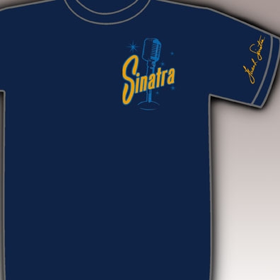 SINATRA SIGNATURE / NAVY BLUE T-SHIRT M,L,XL